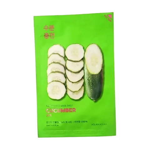 Mascarilla Pure Essence de Holika Holika, pepino