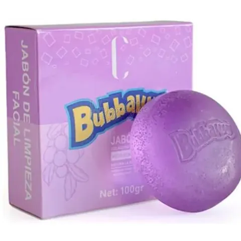 Jabón Facial Uva 100 g Bubbaluu