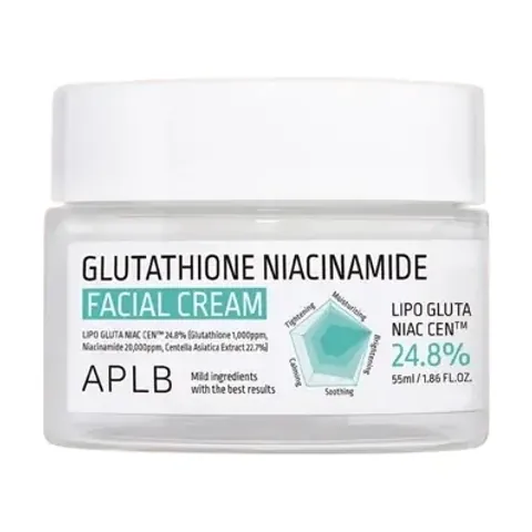 Crema facial APLB, glutatión y niacinamida