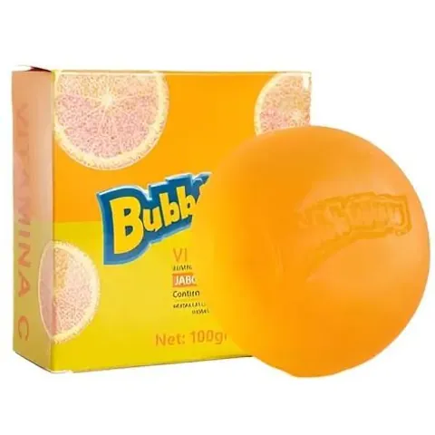 Jabón Facial Vitamina C 100 g Bubbaluu