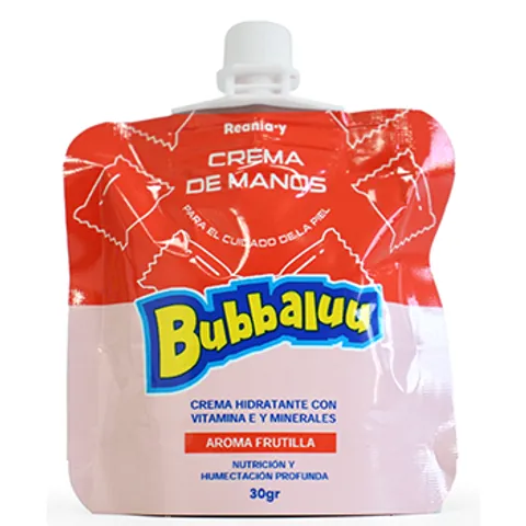Crema de Mano Frutilla 30 g Bubbaluu
