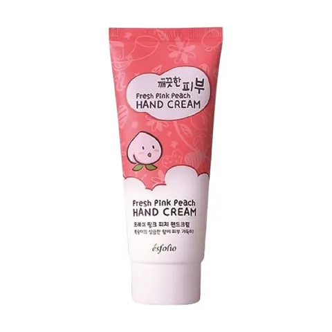 Crema de manos de Esfolio, durazno