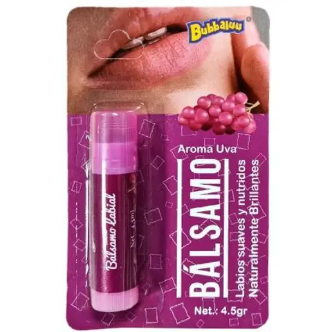 Bálsamo de Labios Uva Bubbaluu
