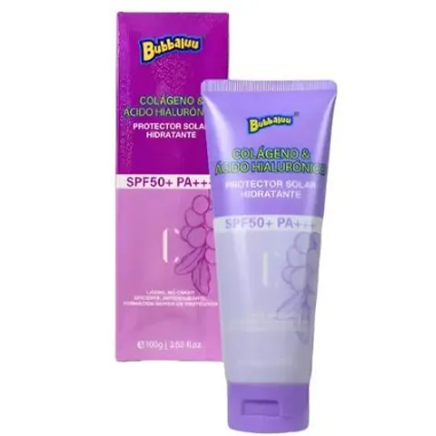 Protector Solar Colágeno & Ácido Hialurónico 100 g Bubbaluu