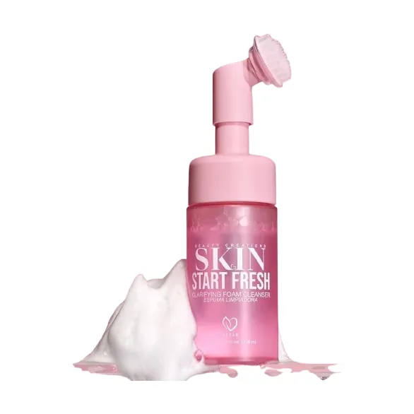 Espuma facial Skin Start Fresh de Beauty Creations con cepillo