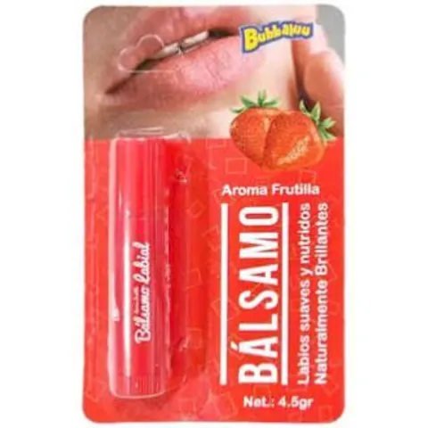Bálsamo de Labios Frutilla Bubbaluu