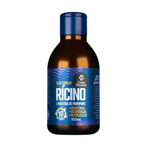Aceite capilar de Corpo Dourado, ricino