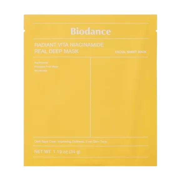 Mascarilla Radiant Vita Niacinamide de Biodance