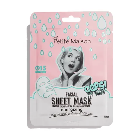 Mascarilla de tela de Petite Maison, energizante