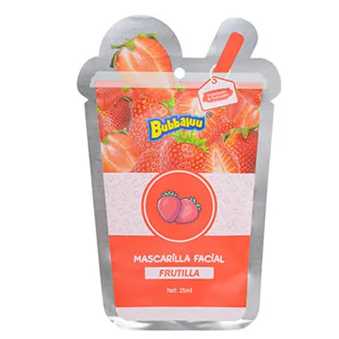 Mascarilla Facial Frutilla Bubbaluu