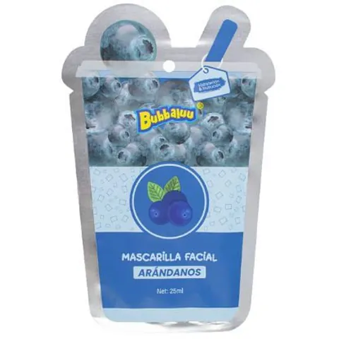 Mascarilla Facial Arándano Bubbaluu