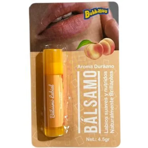 Bálsamo de Labios Durazno Bubbaluu