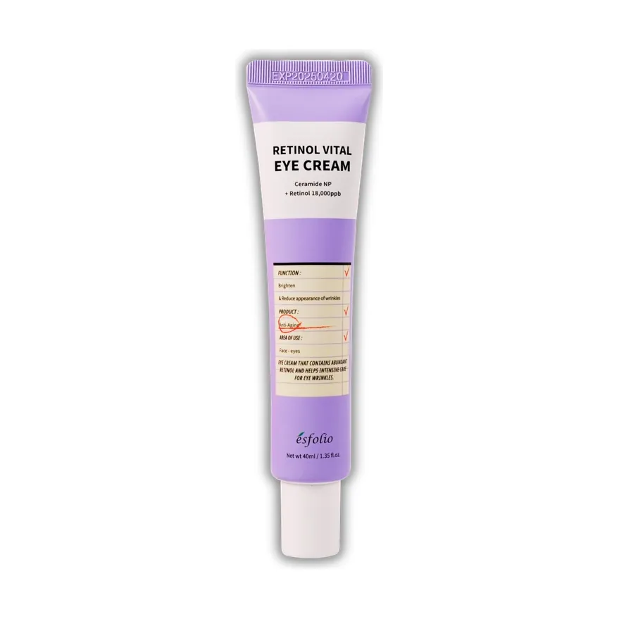 Crema de contorno de ojos de Esfolio, retinol