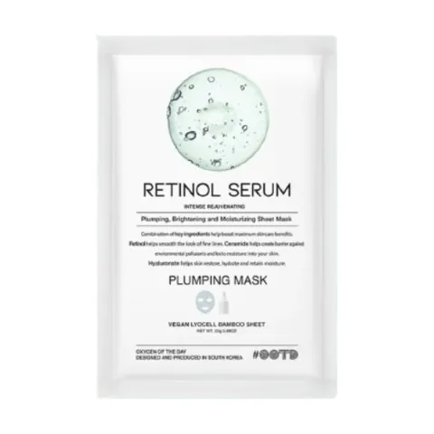 Mascarilla de tela OOTD de retinol